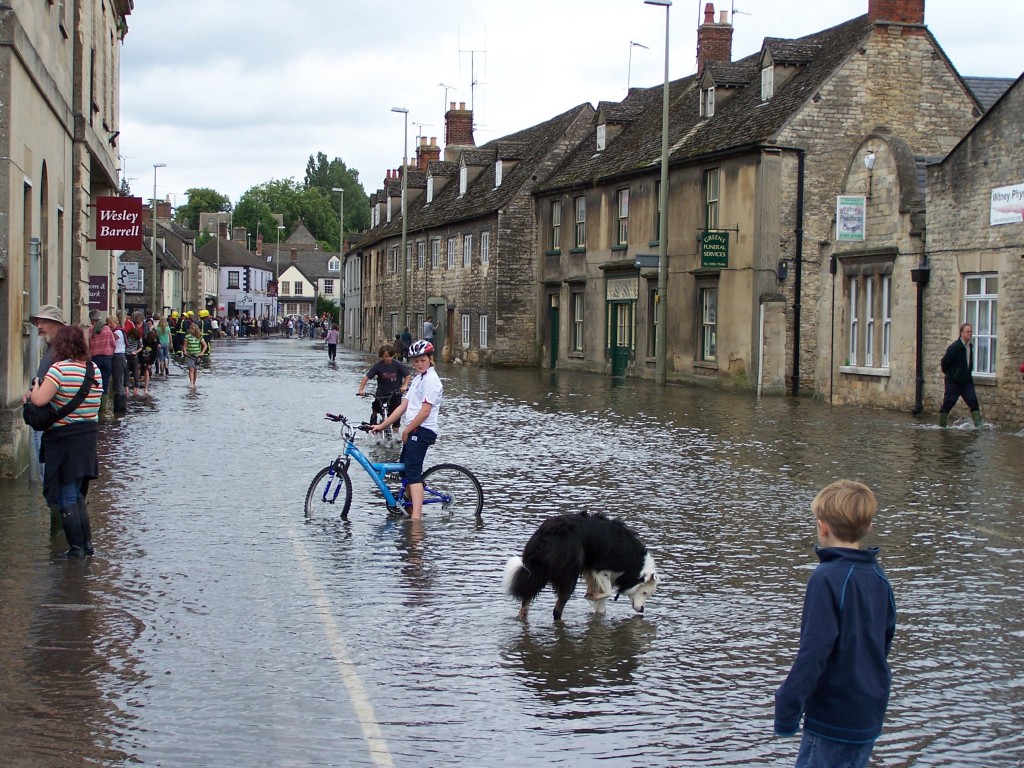 Witney flooded